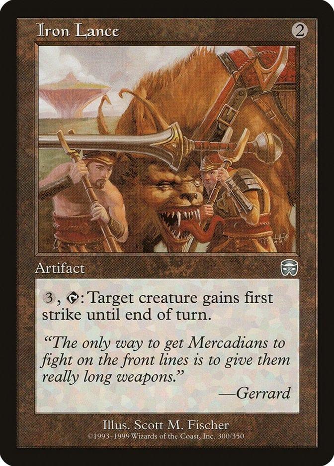 Magic: The Gathering MTG Single Iron Lance [Mercadian Masques]