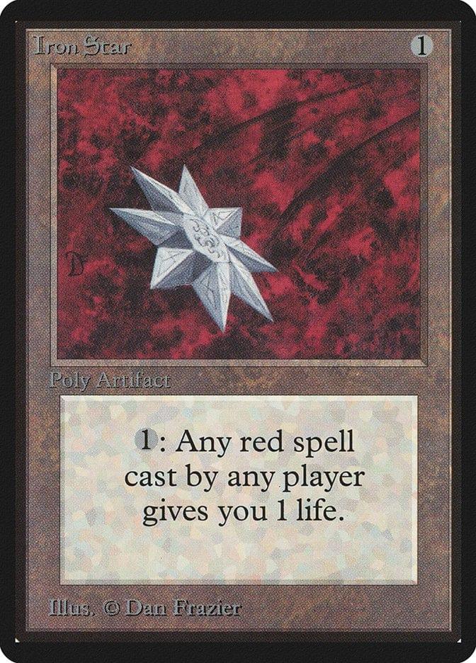 Magic: The Gathering MTG Single Iron Star [Limited Edition Beta]