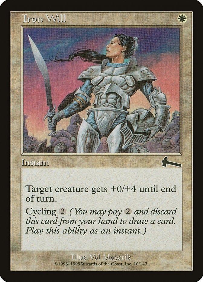 Magic: The Gathering MTG Single Iron Will [Urza's Legacy]