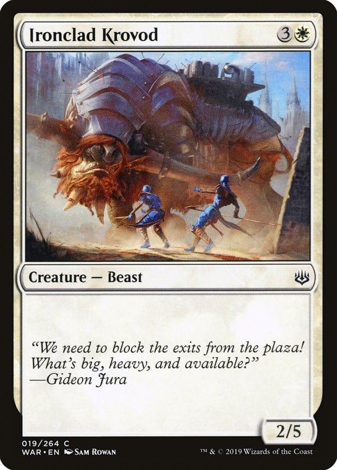 Magic: The Gathering MTG Single Ironclad Krovod [War of the Spark]