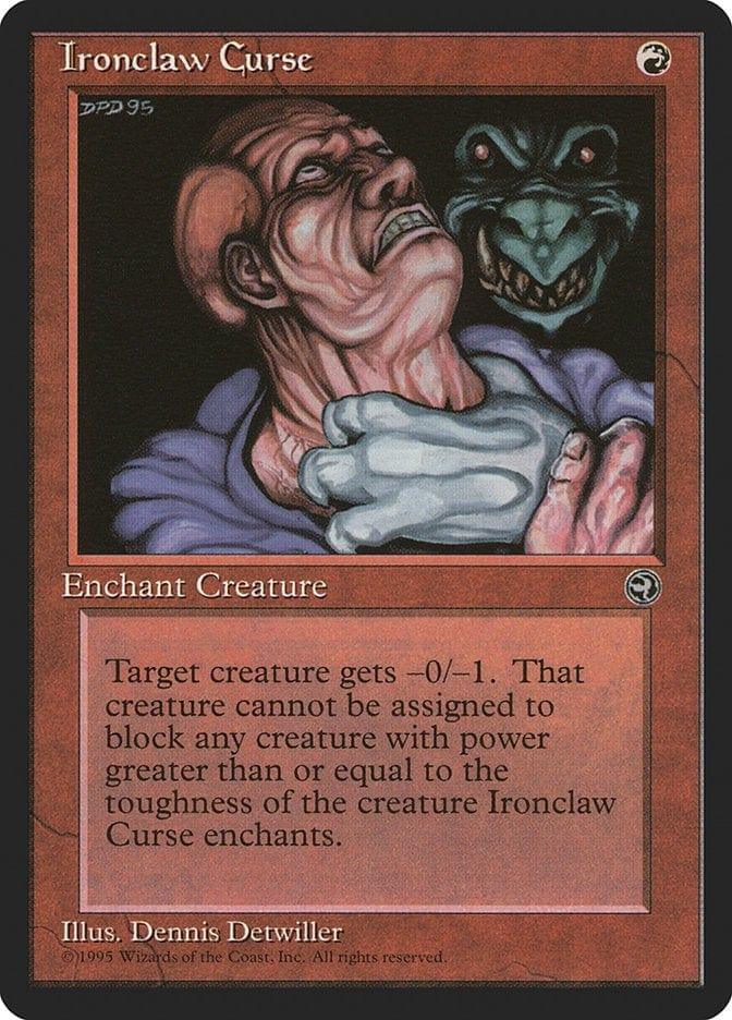 Magic: The Gathering MTG Single Ironclaw Curse [Homelands]