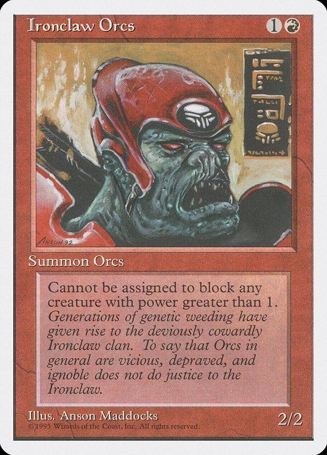Magic: The Gathering MTG Single Ironclaw Orcs [Fourth Edition]