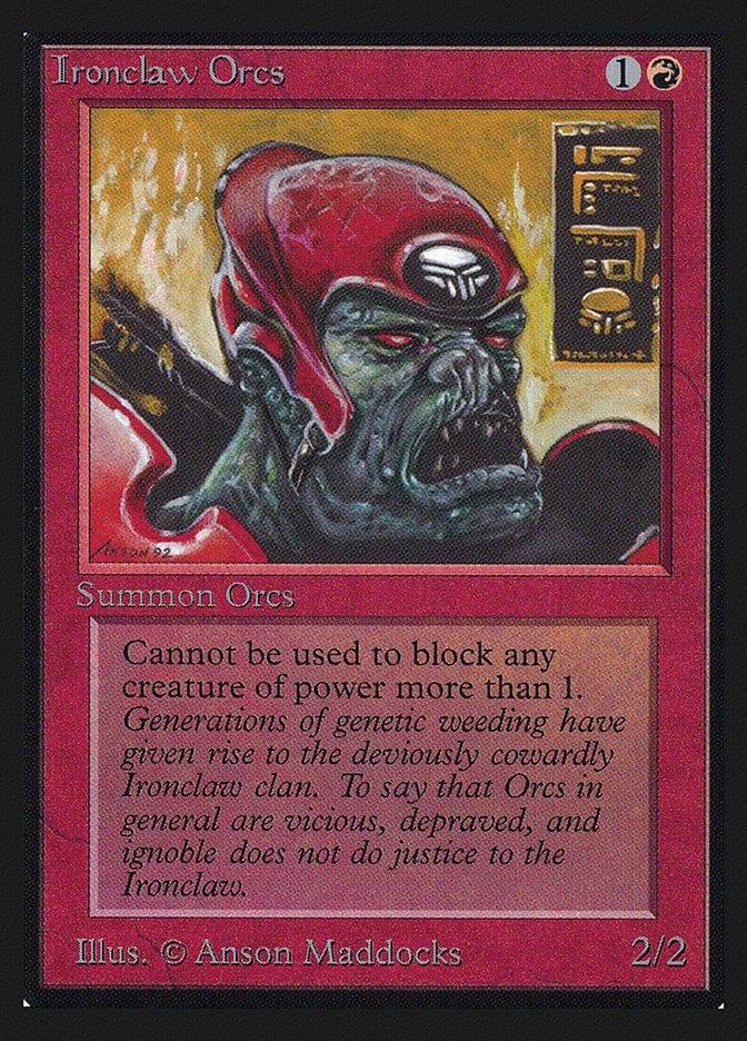 Magic: The Gathering MTG Single Ironclaw Orcs [International Collectors’ Edition]