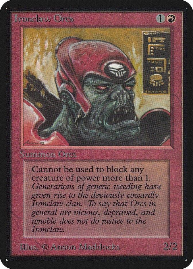 Magic: The Gathering MTG Single Ironclaw Orcs [Limited Edition Alpha]