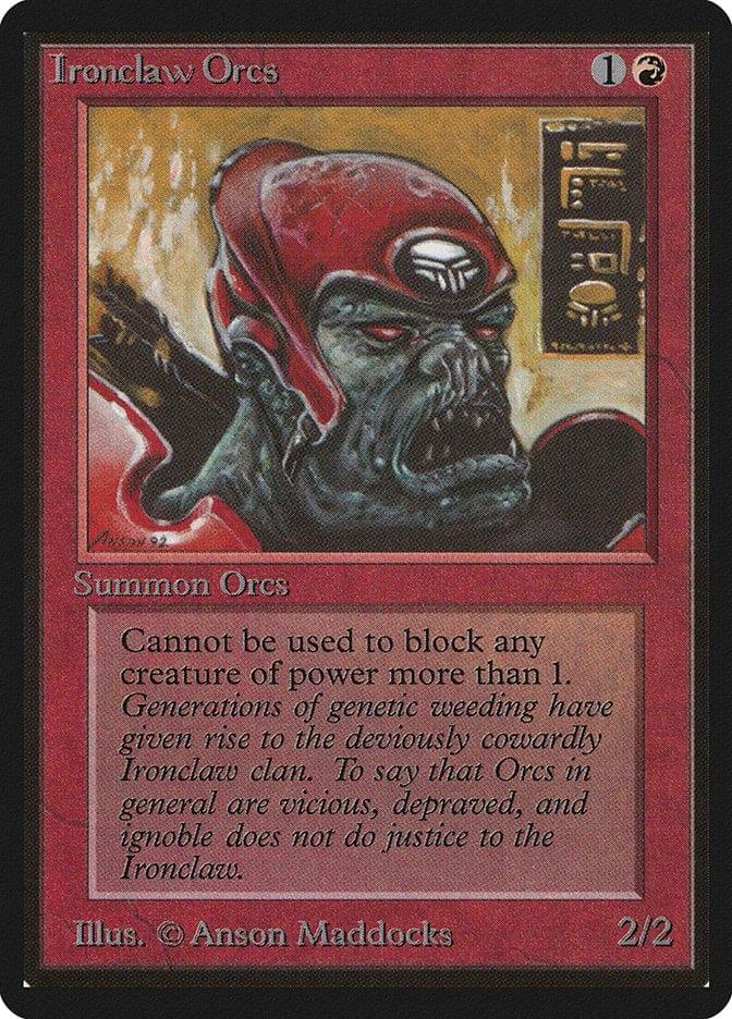 Magic: The Gathering MTG Single Ironclaw Orcs [Limited Edition Beta]