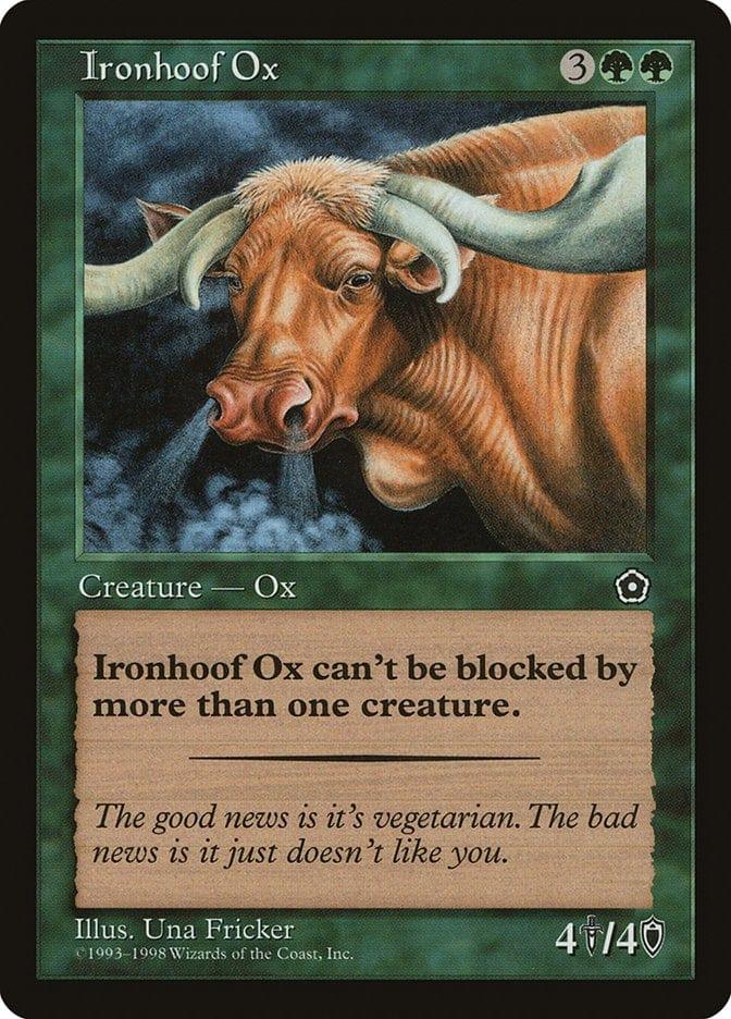 Magic: The Gathering MTG Single Ironhoof Ox [Portal Second Age]