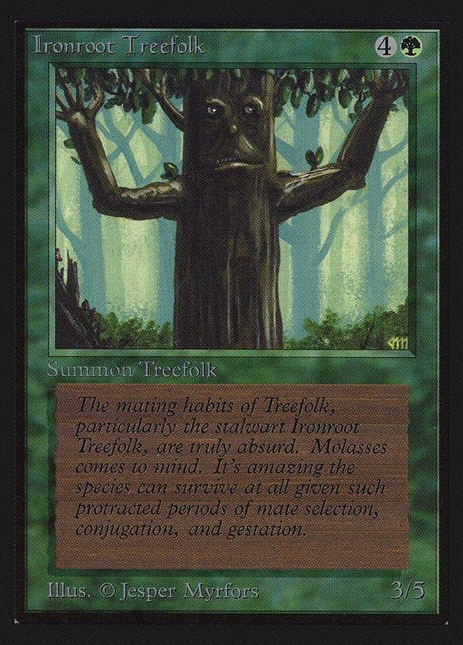Magic: The Gathering MTG Single Ironroot Treefolk [Collectors’ Edition]