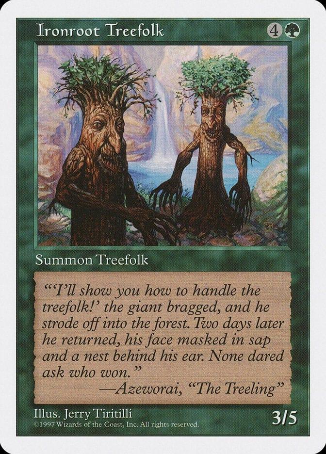 Magic: The Gathering MTG Single Ironroot Treefolk [Fifth Edition]