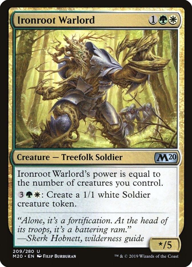 Magic: The Gathering MTG Single Ironroot Warlord [Core Set 2020]