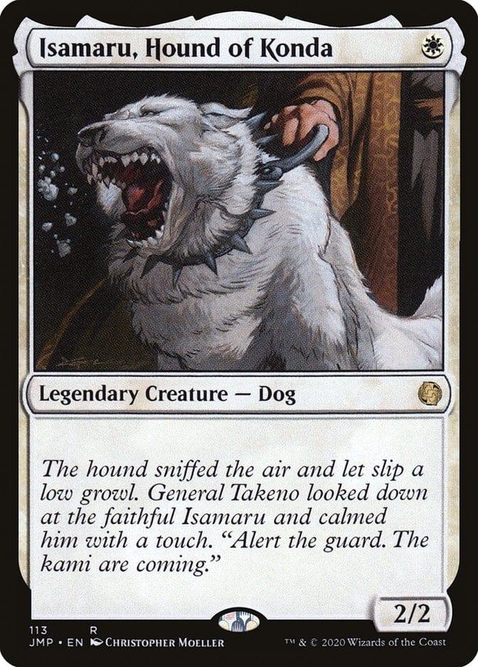 Magic: The Gathering MTG Single Isamaru, Hound of Konda [Jumpstart]