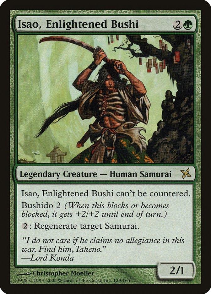 Magic: The Gathering MTG Single Isao, Enlightened Bushi [Betrayers of Kamigawa]