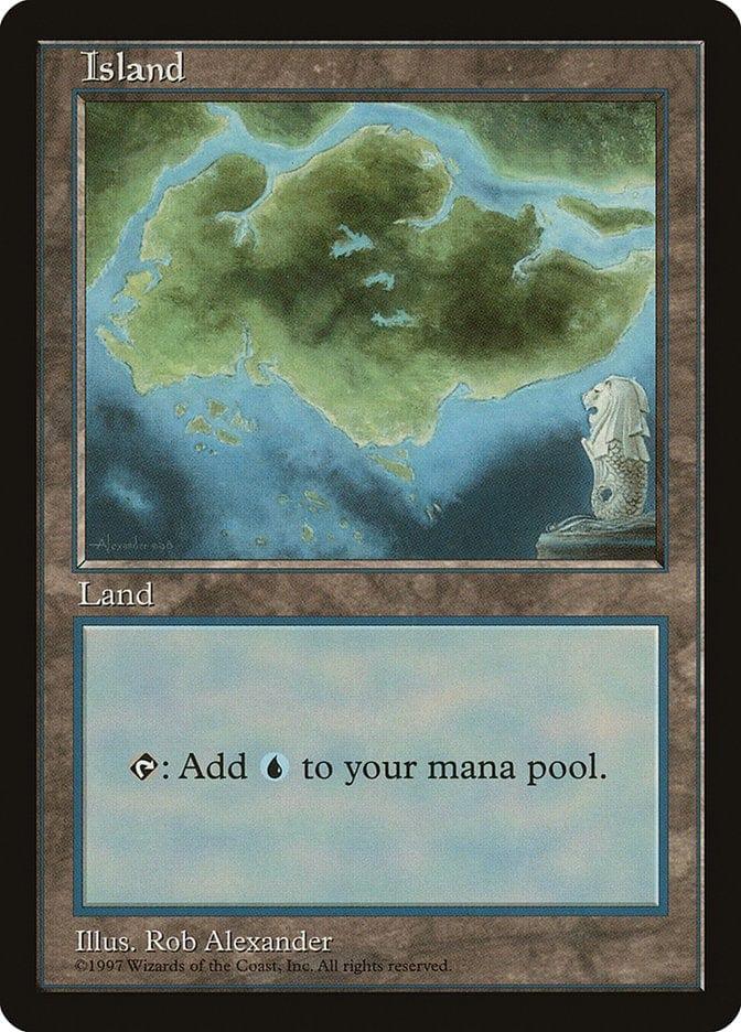 Magic: The Gathering MTG Single Island (12) [Asia Pacific Land Program]