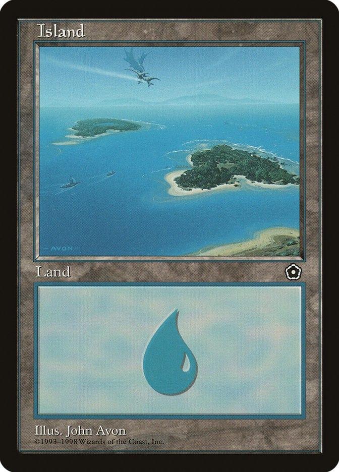 Magic: The Gathering MTG Single Island (154) [Portal Second Age]