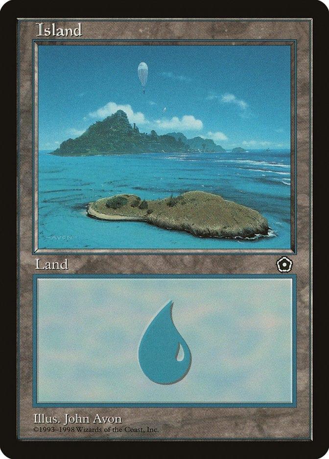 Magic: The Gathering MTG Single Island (155) [Portal Second Age]