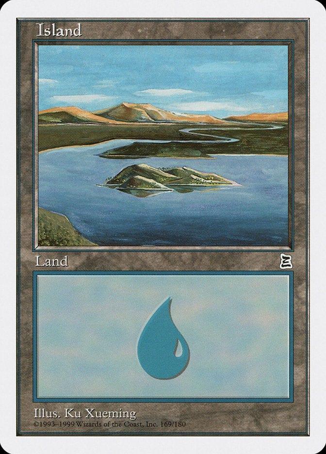 Magic: The Gathering MTG Single Island (169) [Portal Three Kingdoms]