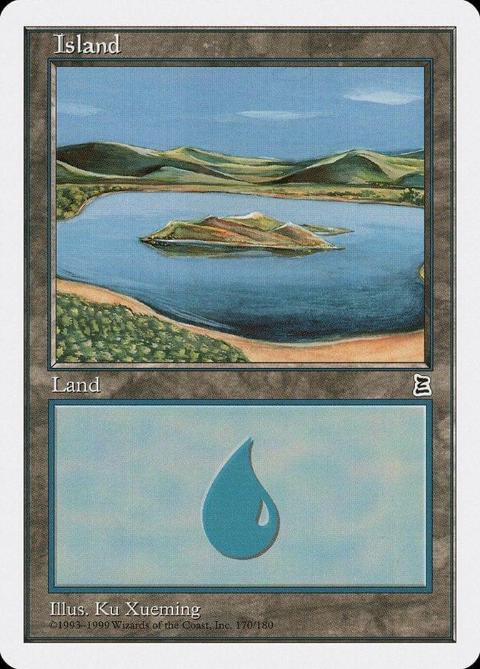 Magic: The Gathering MTG Single Island (170) [Portal Three Kingdoms]