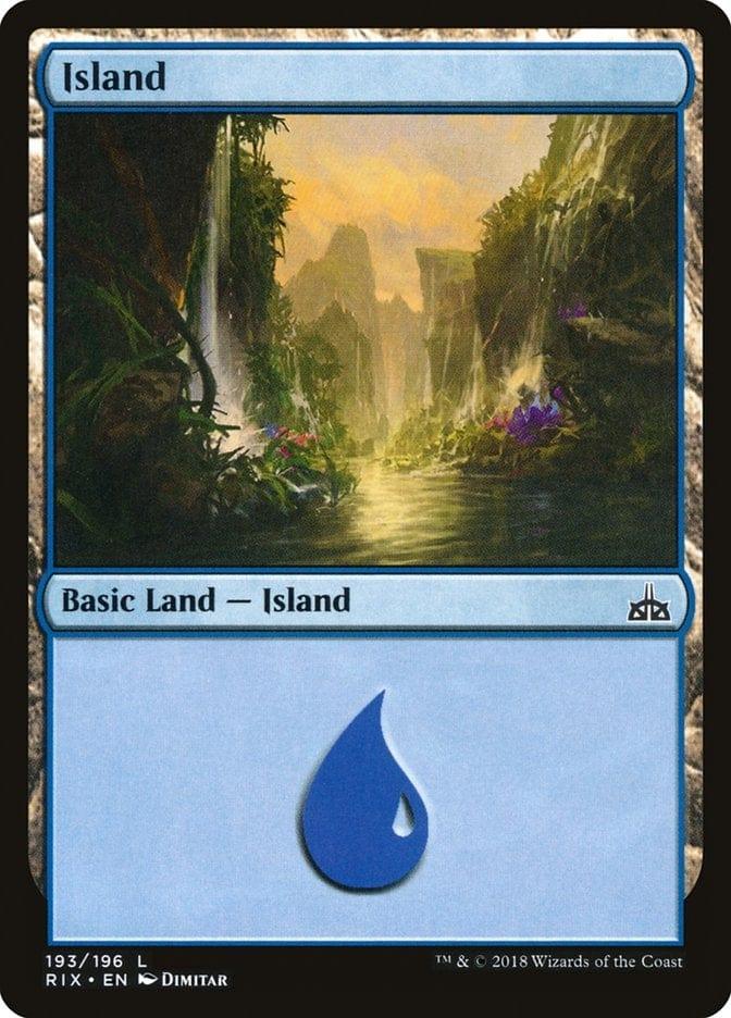 Magic: The Gathering MTG Single Island (193) [Rivals of Ixalan]