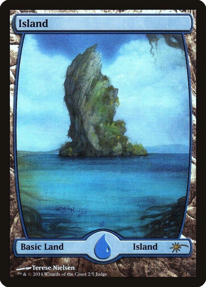 Magic: The Gathering MTG Single Island (2★) [Judge Gift Cards 2014]