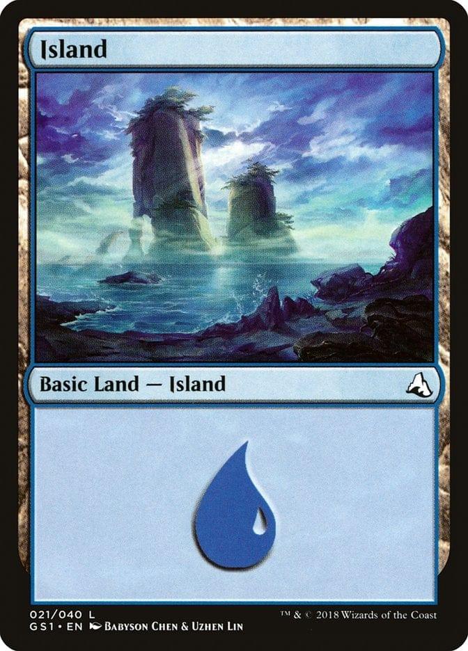 Magic: The Gathering MTG Single Island (21) [Global Series Jiang Yanggu & Mu Yanling]