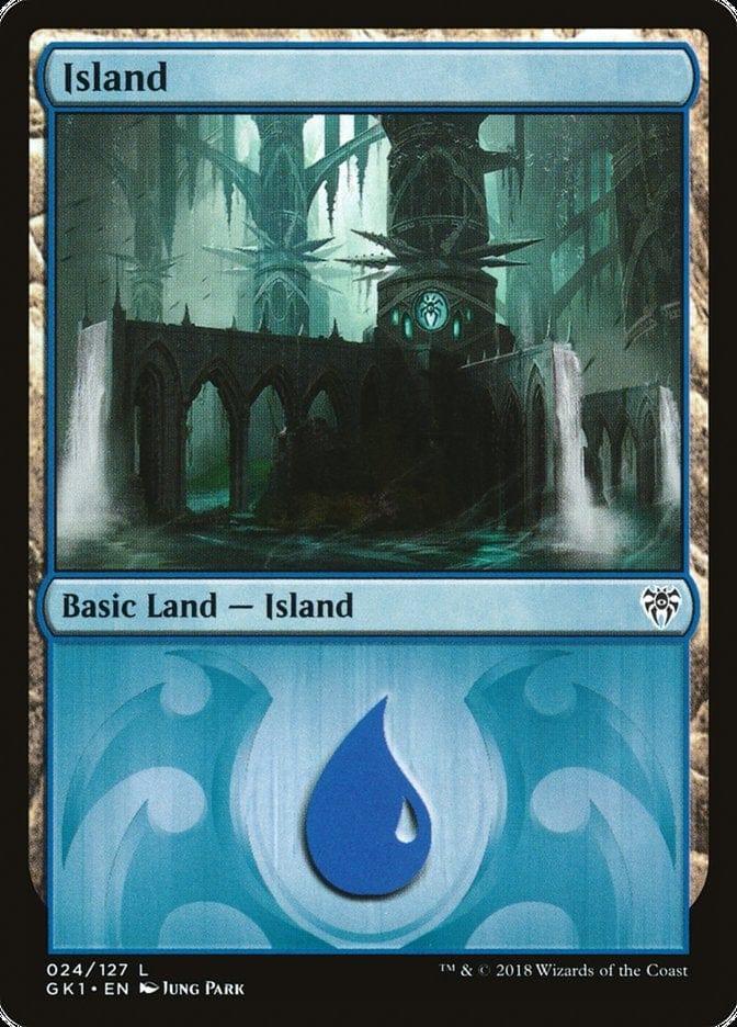 Magic: The Gathering MTG Single Island (24) [Guilds of Ravnica Guild Kit]