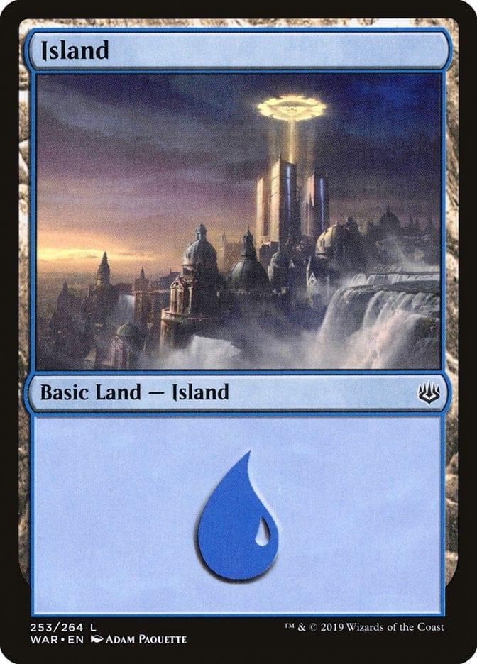 Magic: The Gathering MTG Single Island (253) [War of the Spark]