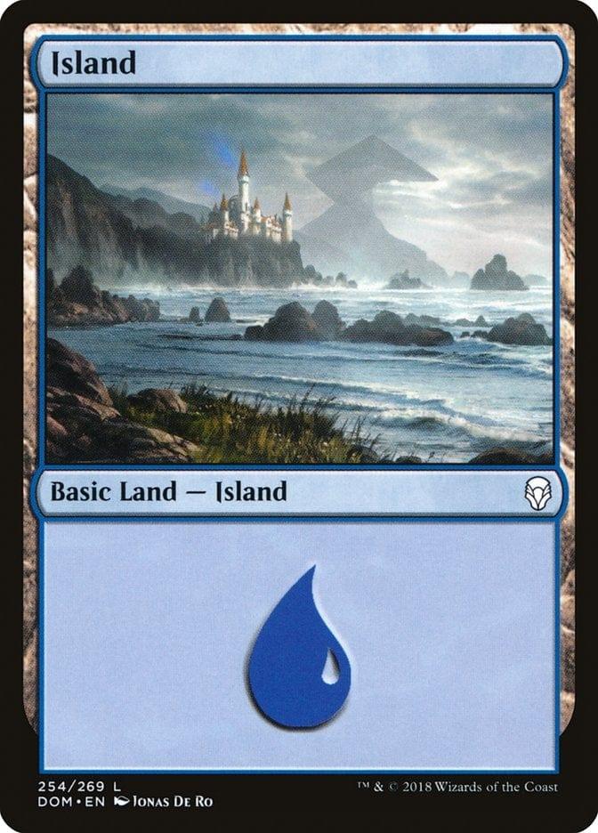 Magic: The Gathering MTG Single Island (254) [Dominaria]