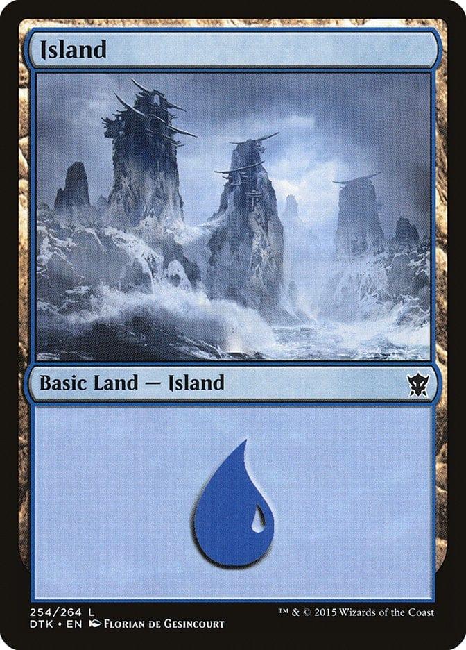 Magic: The Gathering MTG Single Island (254) [Dragons of Tarkir]