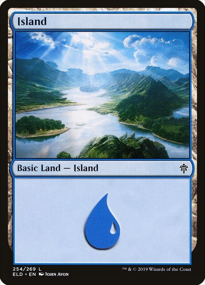 Magic: The Gathering MTG Single Island (254) [Throne of Eldraine]