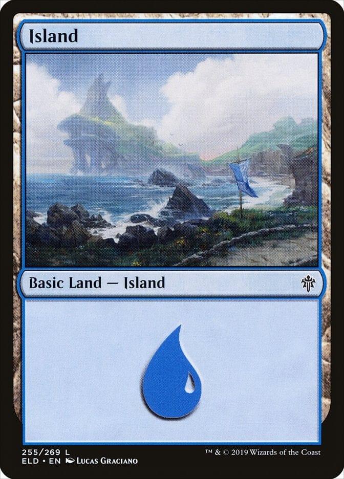 Magic: The Gathering MTG Single Island (255) [Throne of Eldraine]