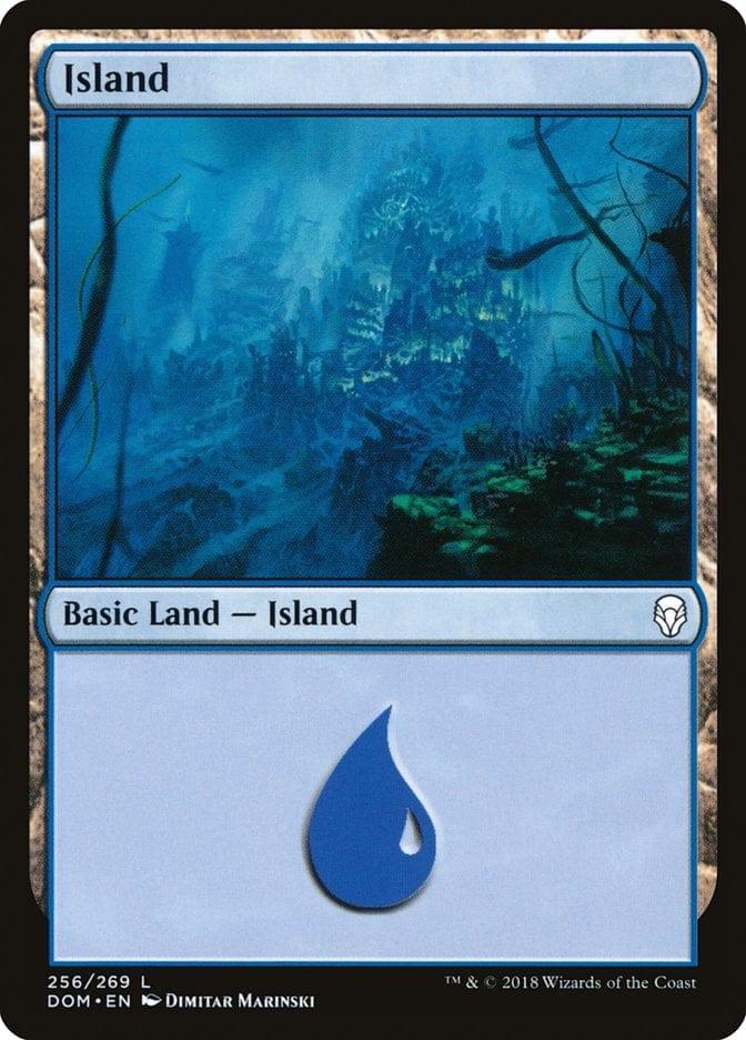 Magic: The Gathering MTG Single Island (256) [Dominaria]