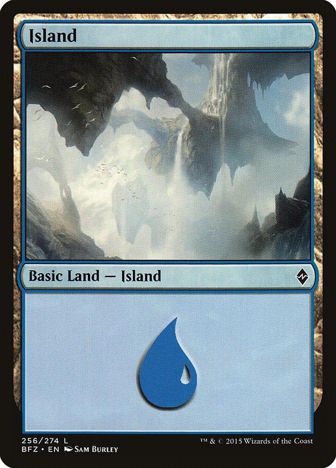 Magic: The Gathering MTG Single Island (256a) [Battle for Zendikar]