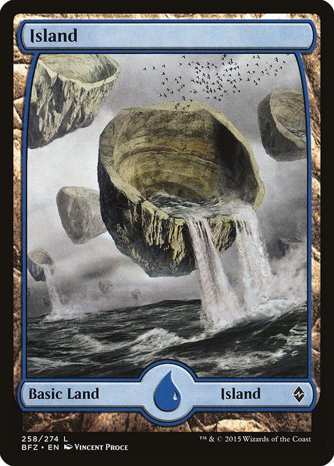 Magic: The Gathering MTG Single Island (258) [Battle for Zendikar]
