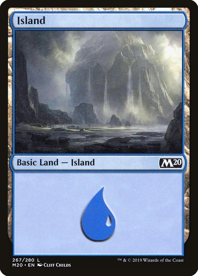 Magic: The Gathering MTG Single Island (267) [Core Set 2020]