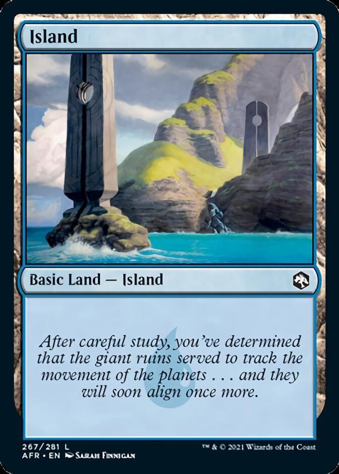 Magic: The Gathering MTG Single Island (267) [Dungeons & Dragons: Adventures in the Forgotten Realms]
