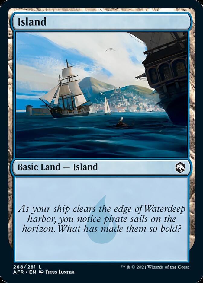 Magic: The Gathering MTG Single Island (268) [Dungeons & Dragons: Adventures in the Forgotten Realms]