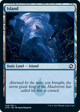Magic: The Gathering MTG Single Island (269) [Dungeons & Dragons: Adventures in the Forgotten Realms]