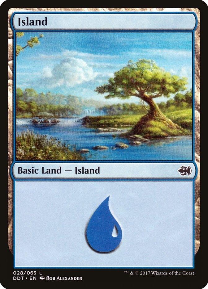 Magic: The Gathering MTG Single Island (28) [Duel Decks: Merfolk vs. Goblins]