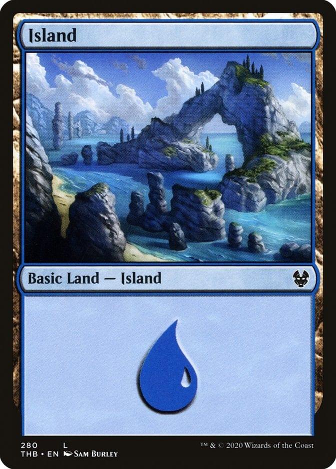 Magic: The Gathering MTG Single Island (280) [Theros Beyond Death]