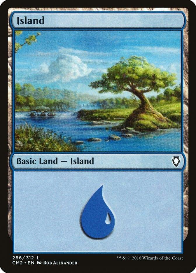 Magic: The Gathering MTG Single Island (286) [Commander Anthology Volume II]