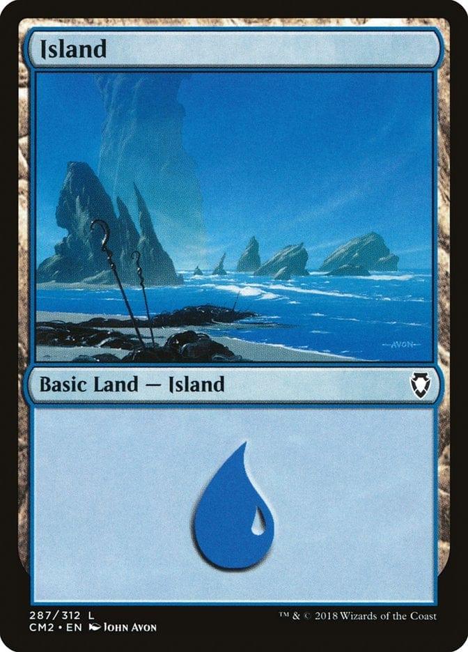 Magic: The Gathering MTG Single Island (287) [Commander Anthology Volume II]