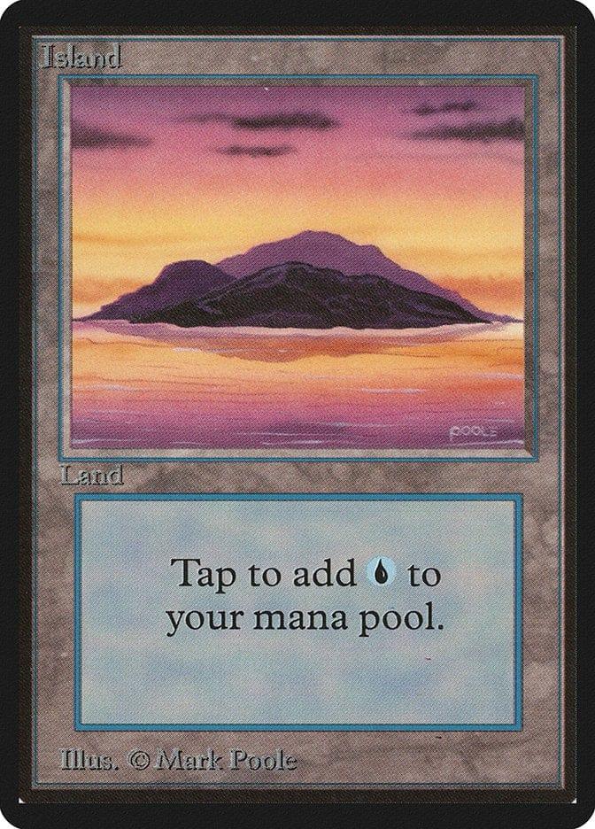 Magic: The Gathering MTG Single Island (291) [Limited Edition Beta]
