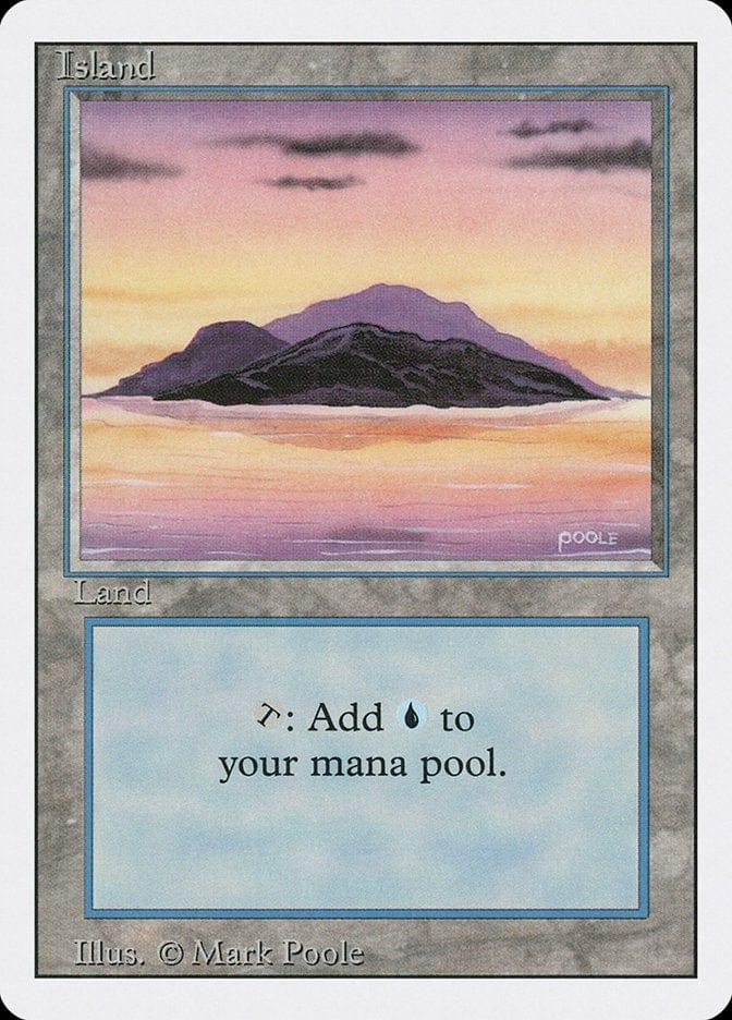 Magic: The Gathering MTG Single Island (295) [Revised Edition]