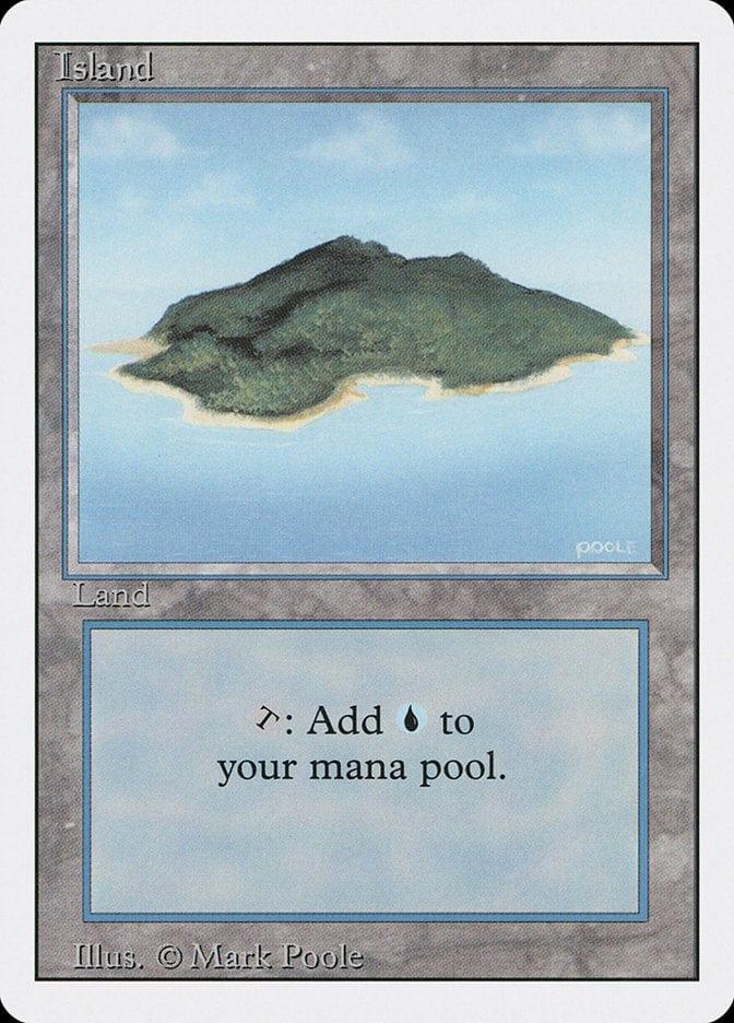 Magic: The Gathering MTG Single Island (296) [Revised Edition]