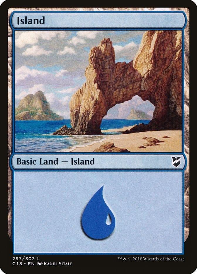 Magic: The Gathering MTG Single Island (297) [Commander 2018]