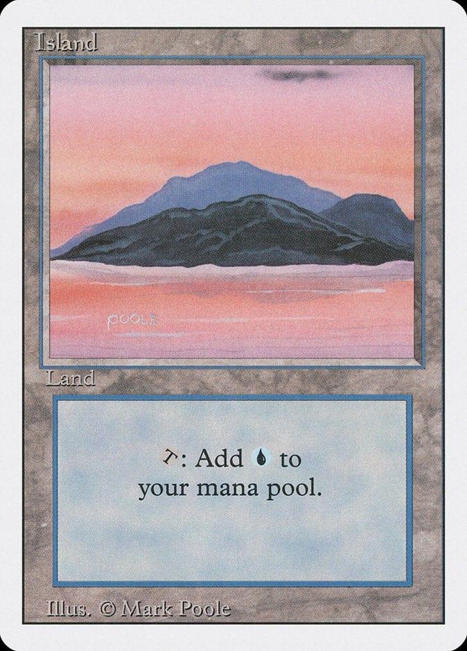 Magic: The Gathering MTG Single Island (297) [Revised Edition]