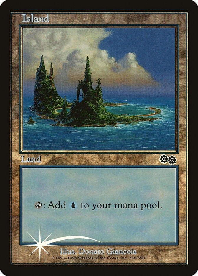 Magic: The Gathering MTG Single Island (3) [Arena League 1999]