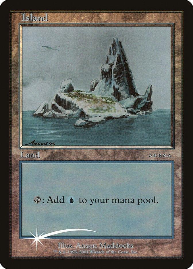 Magic: The Gathering MTG Single Island (3) [Arena League 2001]
