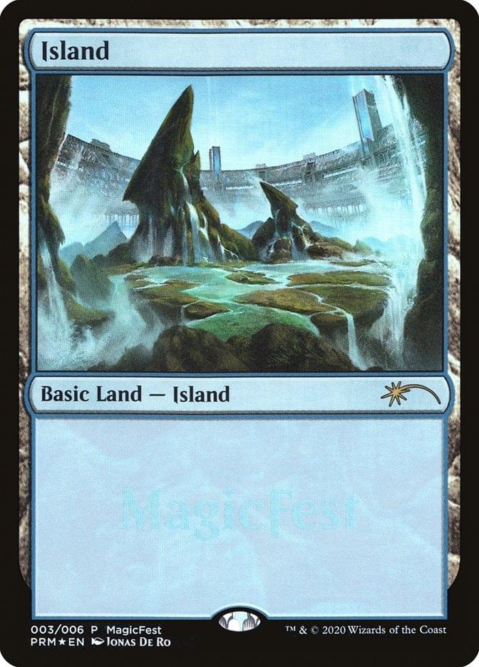 Magic: The Gathering MTG Single Island (3) [MagicFest]