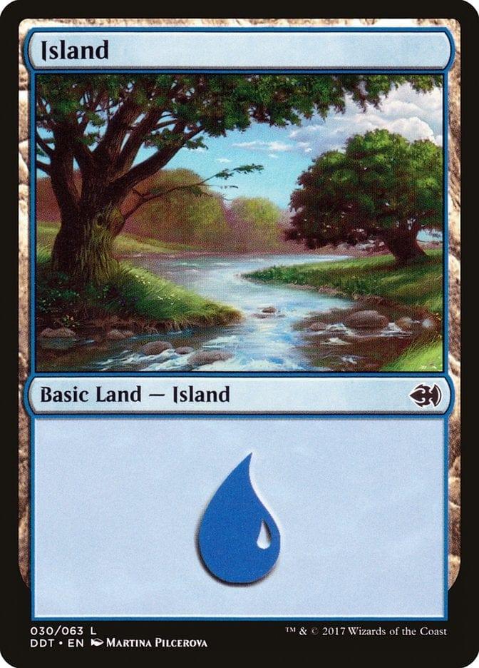 Magic: The Gathering MTG Single Island (30) [Duel Decks: Merfolk vs. Goblins]