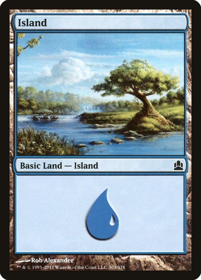 Magic: The Gathering MTG Single Island (303) [Commander 2011]